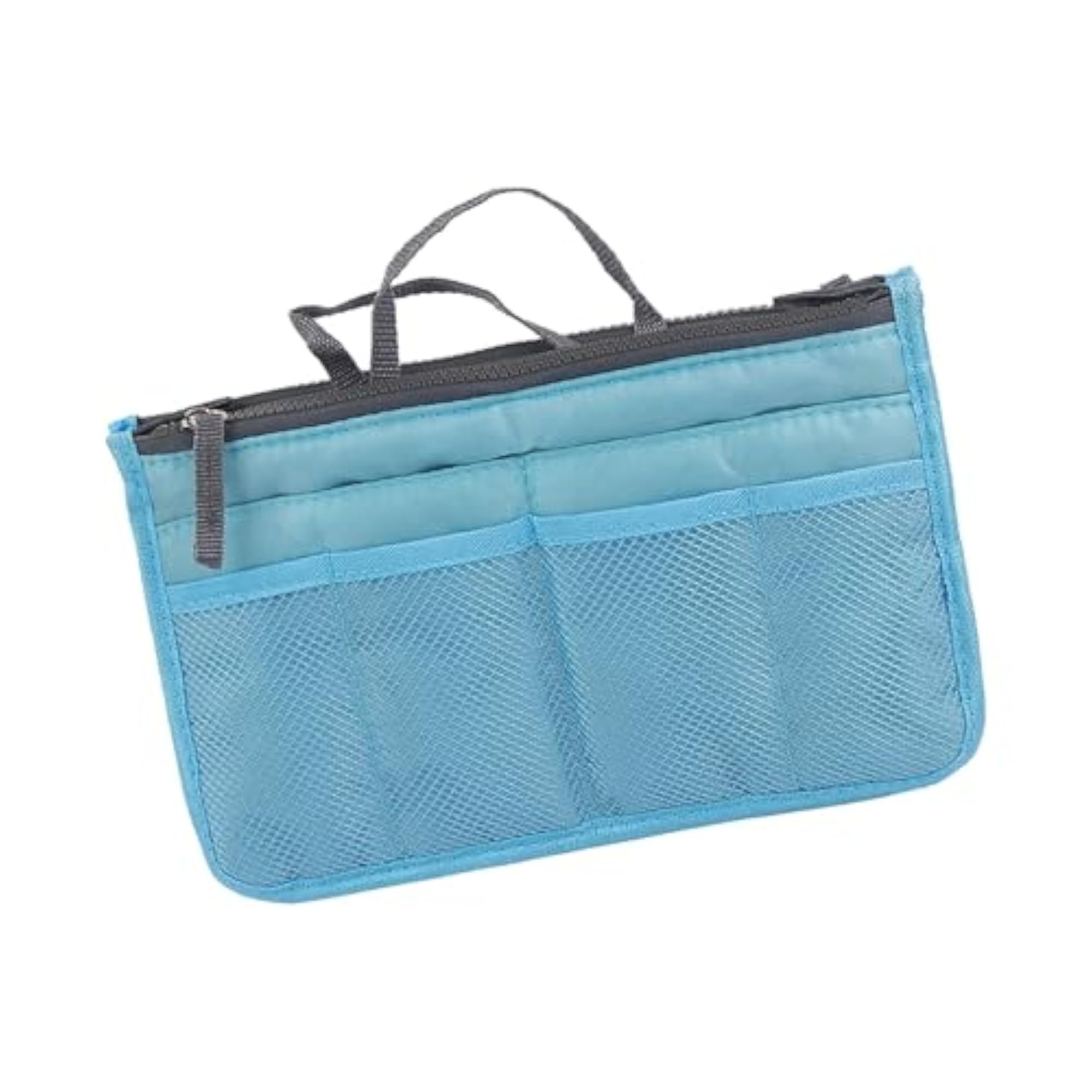Large Opening Travel Makeup Bag, Blue